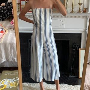 Club Monaco striped jumpsuit